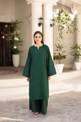 2PC - MARINA SOLID BOTTLE GREEN