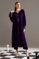 2PC VELVET DRESS