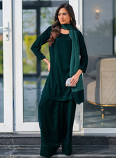 VELVET FARSHI SHALWAR SET