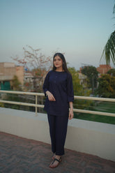 MARINA - DARK BLUE CO-ORD SET