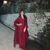 Aena khan in raw silk