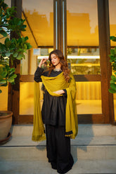 3_Piece Lawn Dress With Loose Plazo