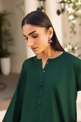 2PC - MARINA SOLID BOTTLE GREEN