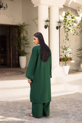 2PC - MARINA SOLID BOTTLE GREEN