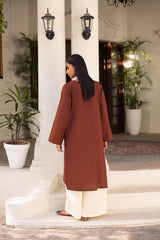 2PC - MARINA SOLID CHOCOLATE BROWN