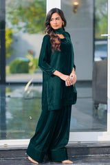 VELVET FARSHI SHALWAR SET