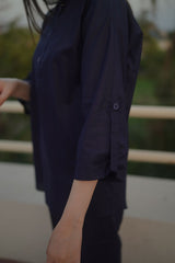 MARINA - DARK BLUE CO-ORD SET