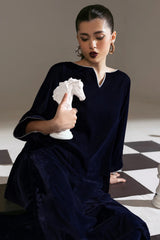 2PC VELVET DRESS
